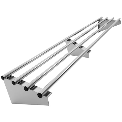 Commercial Stainless Steel Wall Mounted Rack 2000×300×230mm 4 Tube - RTW130200