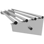Commercial Stainless Steel Wall Mounted Rack 800×300×230mm 4+1 Tube with 6 S Hooks - RTW230080