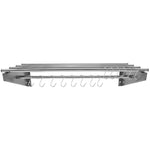 Commercial Stainless Steel Wall Mounted Rack 1800×300×230mm 4+1 Tube with 16 S Hooks - RTW230180