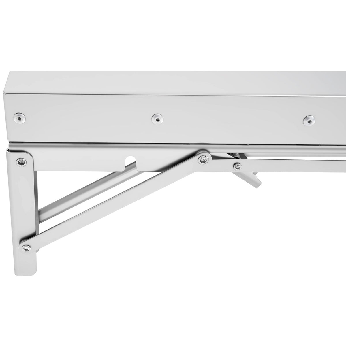 Commercial Stainless Steel Foldable Wall Mounted Shelf 800x300x156mm - RTW40830