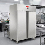 Contender 1200L Double Door Stainless Steel Refrigerator with Castors