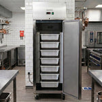Contender 600L Fish Fridge Bundle - 7 FREE Storage Trays, LED Lit