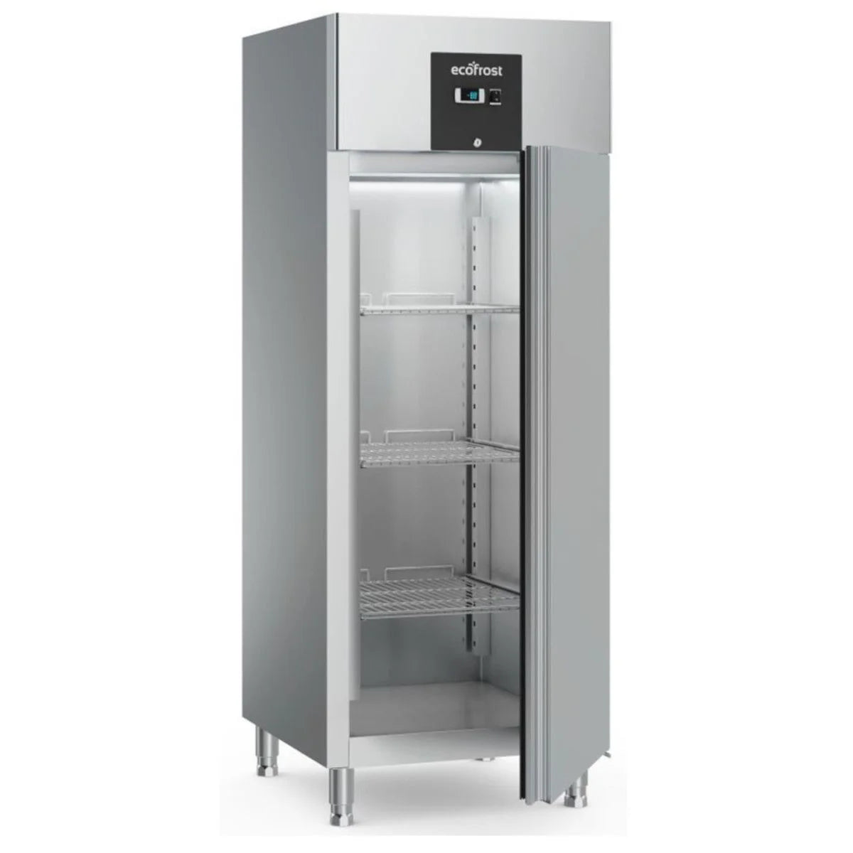 Ecofrost 650 Litre Stainless Steel Single Door Catering Fridge with Castors