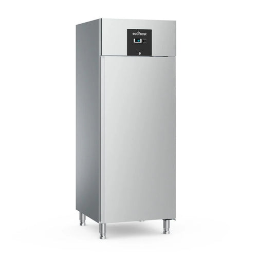 Ecofrost 650 Litre Stainless Steel Single Door Catering Fridge with Castors