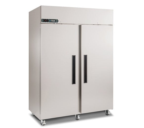 Foster Xtra XR1300H 1300L Double Door Upright Refrigerator with Castors