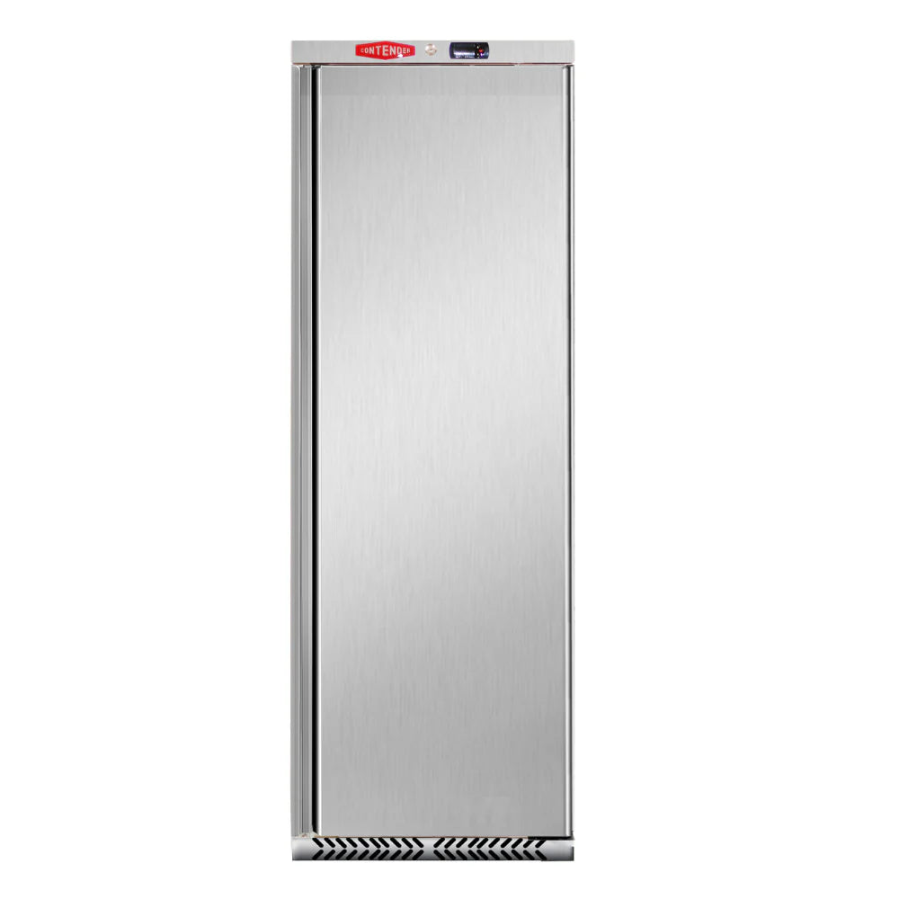 Contender 400L Stainless Steel Upright Refrigerator