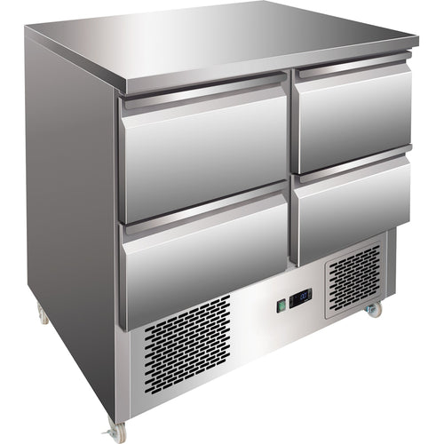 Refrigerated Prep Counter 4 drawers - 4DS11