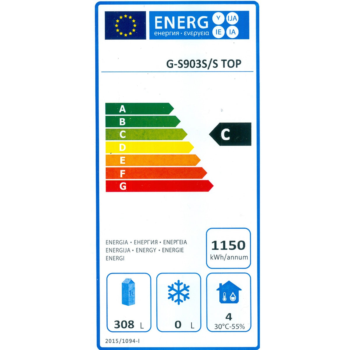 Refrigerated Counter 3 doors | THS903S/STOP - THS903S/STOP