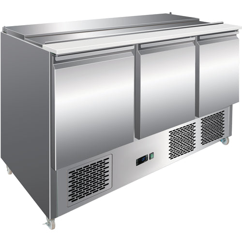 Saladette Open top 3 doors - SDT3