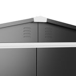 Outdoor Steel Storage Shed 6 x 4ft 1800 x 1200 x 1850mm - SART106