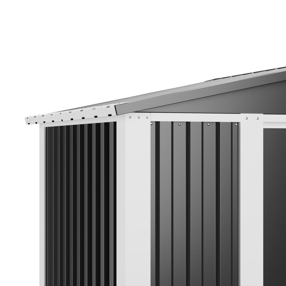 Outdoor Steel Storage Shed 6 x 4ft 1800 x 1200 x 1850mm - SART106