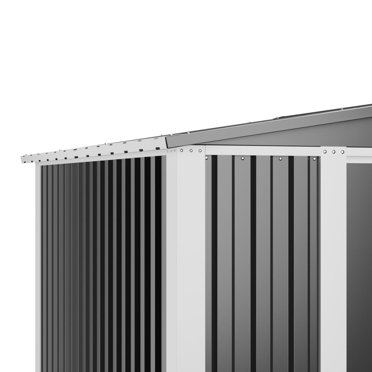 Outdoor Steel Storage Shed 8 x 6ft 2400 x 1800 x 2050mm - SART108