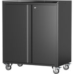 Professional Black Mobile Steel Cabinet 2 Doors 770x460x900mm - SART208