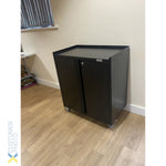 Professional Black Mobile Steel Cabinet 2 Doors 770x460x900mm - SART208
