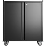 Professional Black Mobile Steel Cabinet 2 Doors 770x460x900mm - SART208