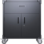 Professional Mobile Black 2 Door 1 Drawer Steel Tool Cabinet 800x420x900mm - SART222