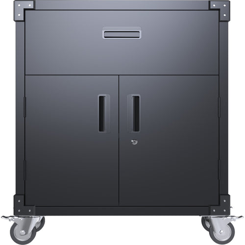 Professional Mobile Black 2 Door 1 Drawer Steel Tool Cabinet 800x420x900mm - SART222