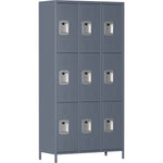 Commercial Grey 9 Door Locker 900x400x1830mm - SART240