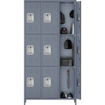 Commercial Grey 9 Door Locker 900x400x1830mm - SART240