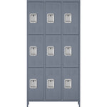 Commercial Grey 9 Door Locker 900x400x1830mm - SART240