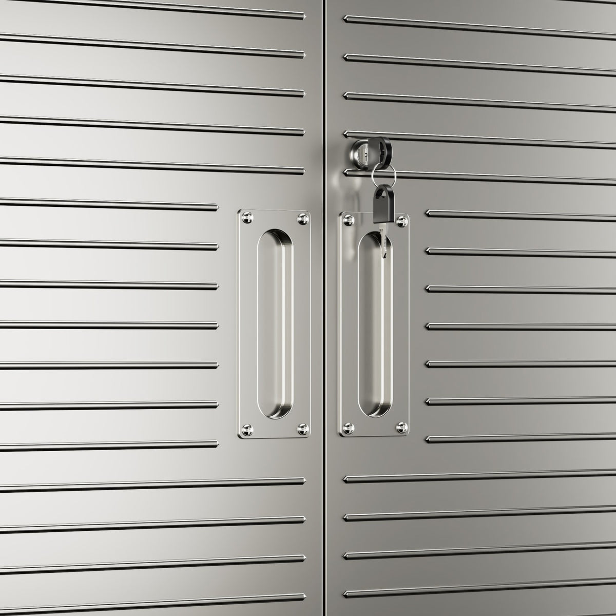 Lockable Mobile Steel Storage Cabinet 820 x 410 x 1830mm - SART302