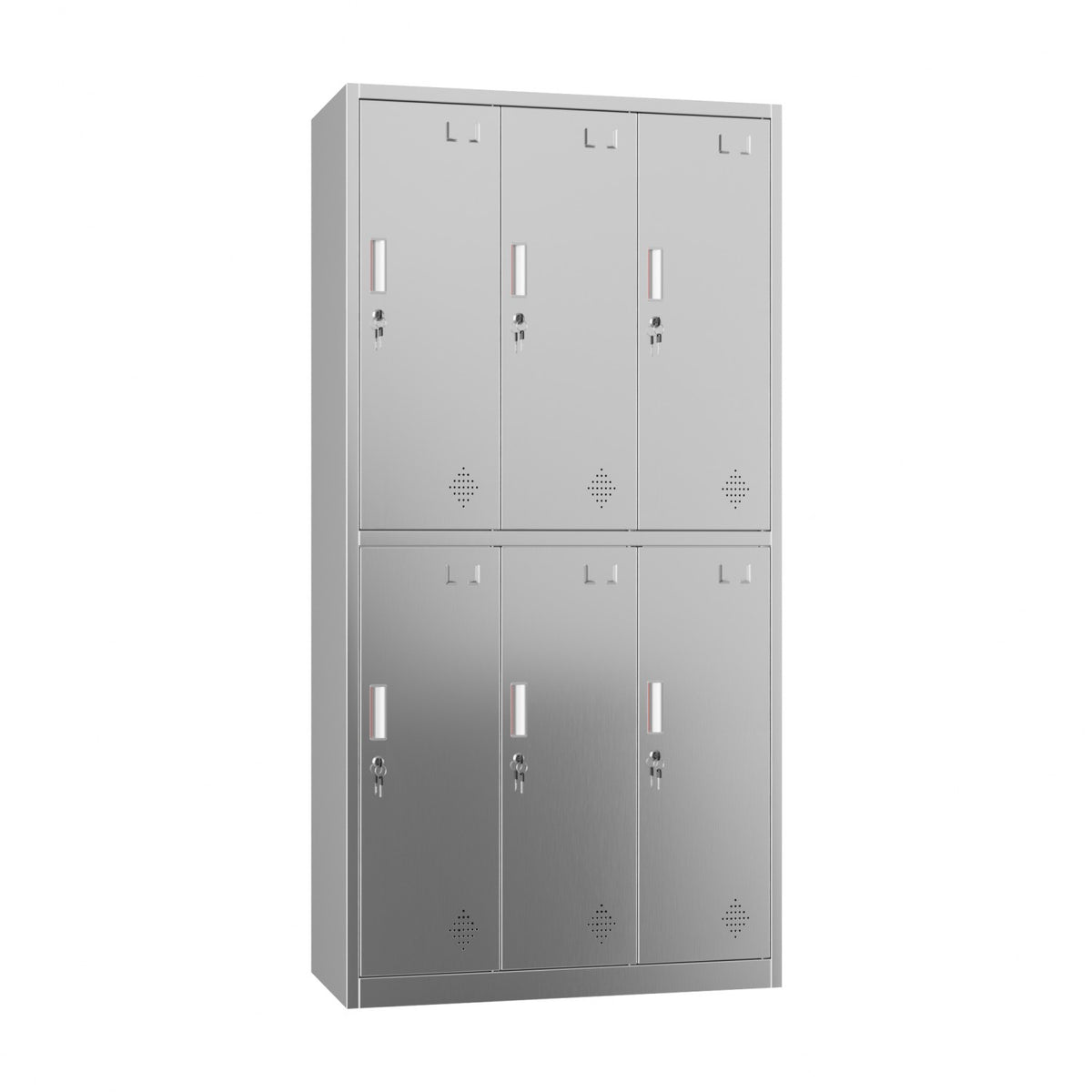 Commercial Stainless Steel 6‑Door Locker 1800×900×420 mm - SARTSS23