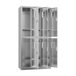 Commercial Stainless Steel 6‑Door Locker 1800×900×420 mm - SARTSS23