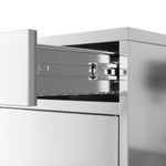 Commercial Stainless Steel Upright Cabinet with 2 Drawers and Double Doors, 900×900mm - SARTSS2DW