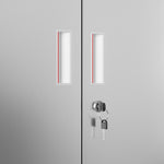 Commercial Stainless Steel Double‑Door Cleaning Cabinet, 1800×900×400 mm - SARTSS3S