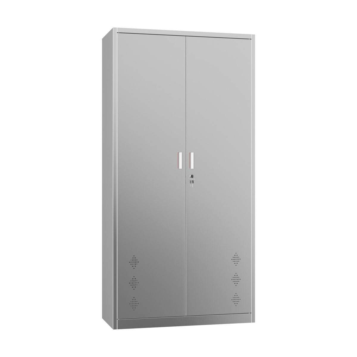 Commercial Stainless Steel Double‑Door Cleaning Cabinet, 1800×900×400 mm - SARTSS3S