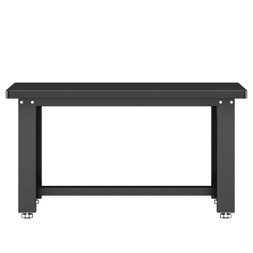 Commercial Heavy Duty Cold‑Rolled Steel Work Table 1500×750 mm – Black - SARTTB02