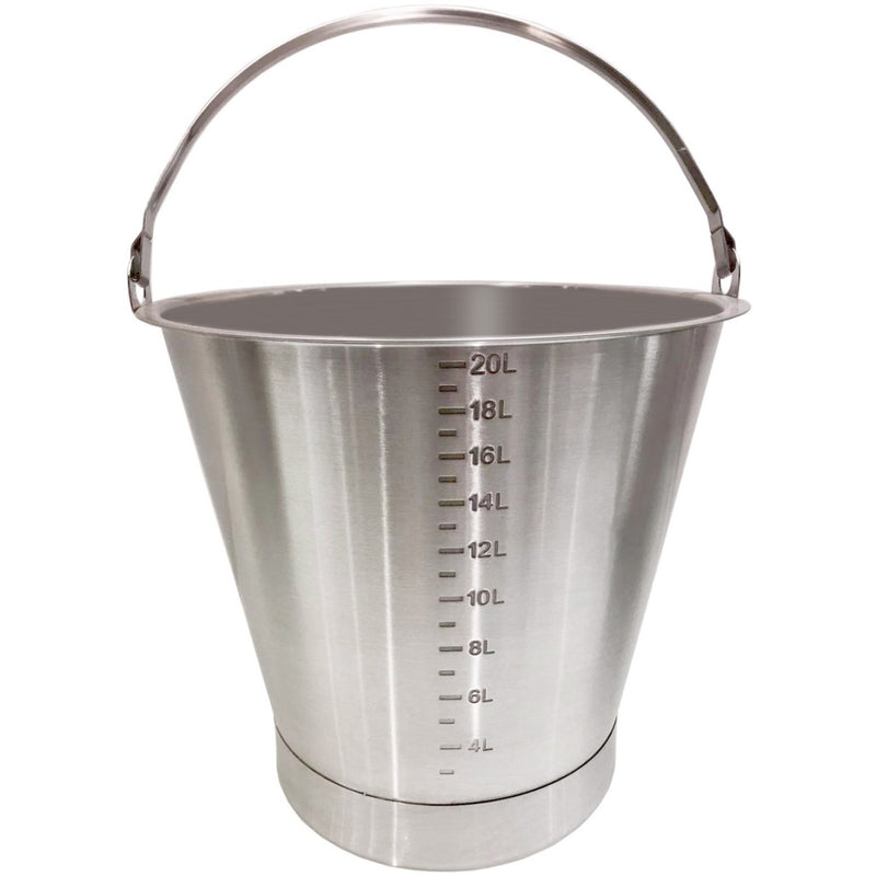 Ice Bucket with Scale 20 Litres Stainless Steel - SBC020