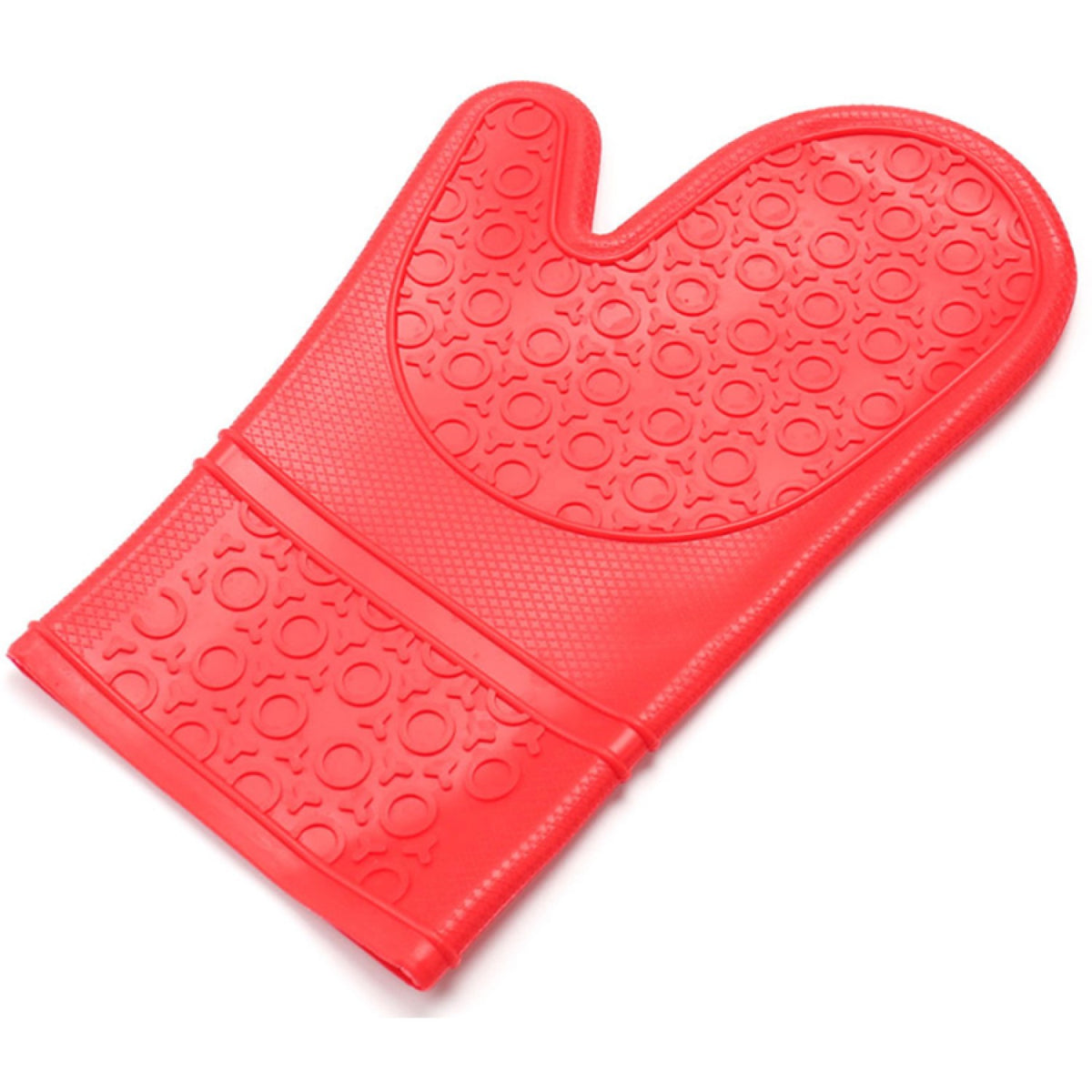 Professional Oven Mitts Silicone Red - SC02R