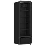 Commercial 280L Upright Single Glass Door Bottle Cooler Black 540 x 560 x 1725mm - SC280BLACK