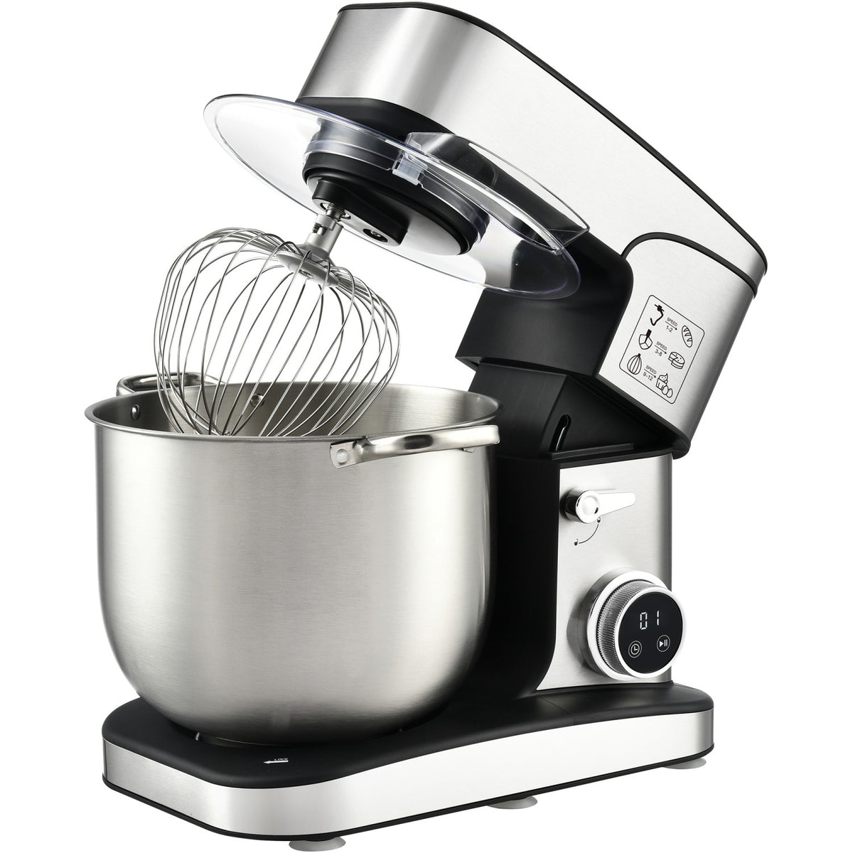 Heavy-Duty Countertop Stand Mixer 16L 2800W with LED Touch Screen Display - SC616DE