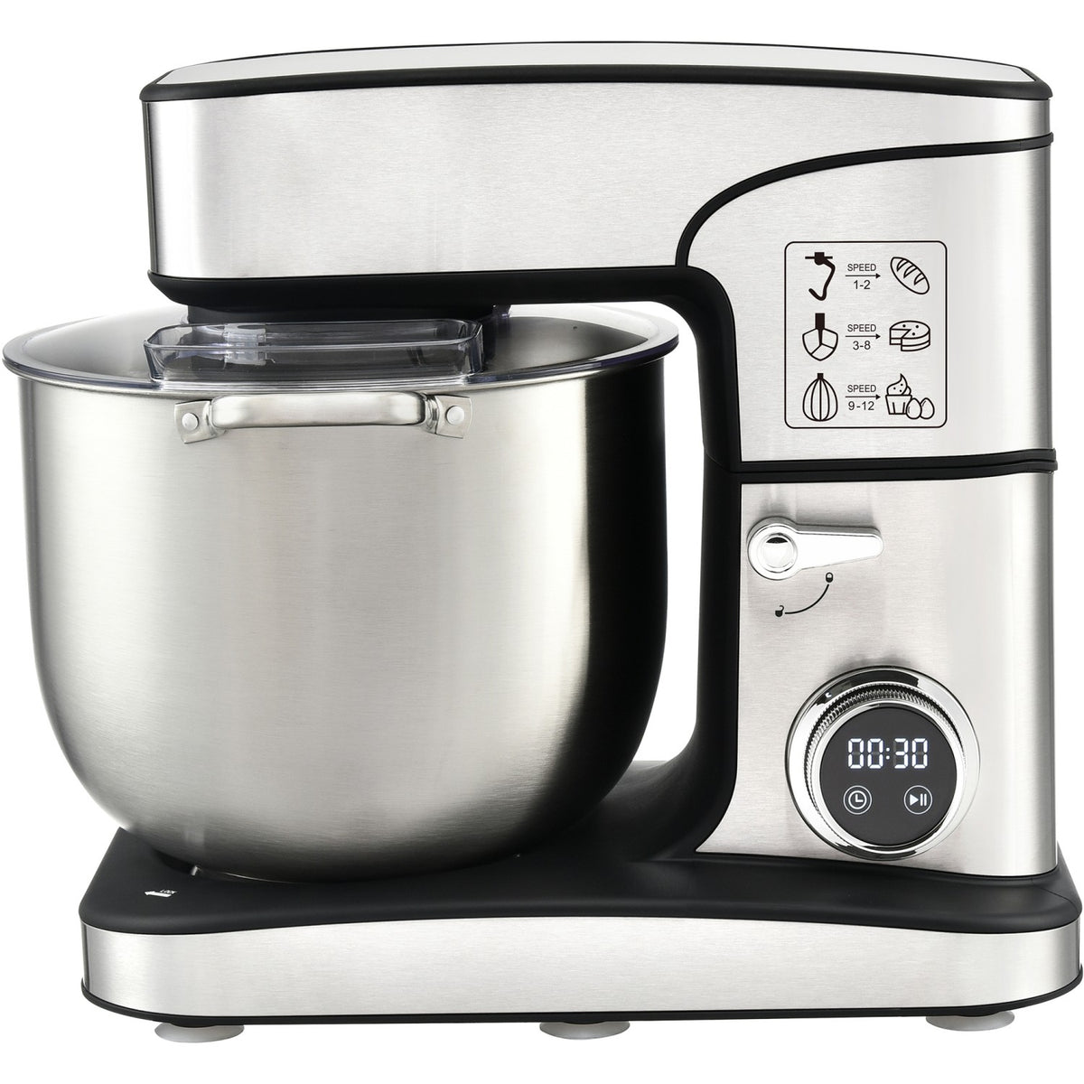 Heavy-Duty Countertop Stand Mixer 16L 2800W with LED Touch Screen Display - SC616DE