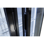 Commercial Upright Display Chiller 615L 2 Glass Door Black 900 x 580 x 1950mm - SC900