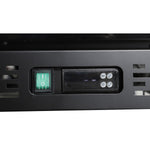Commercial Upright Display Chiller 615L 2 Glass Door Black 900 x 580 x 1950mm - SC900