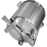 Professional Stainless Steel Pedal Waste Bin With Lid & Wheels 55 Litres - SDCP55