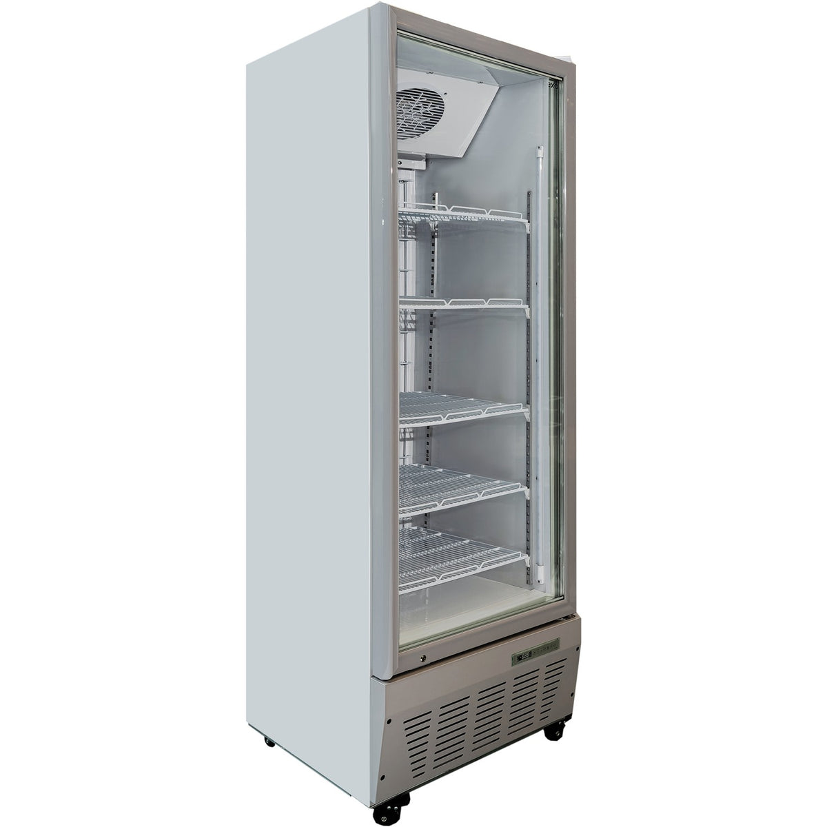 Commercial Freezer Upright 490 litres Hinged glass door Grey - SDF500