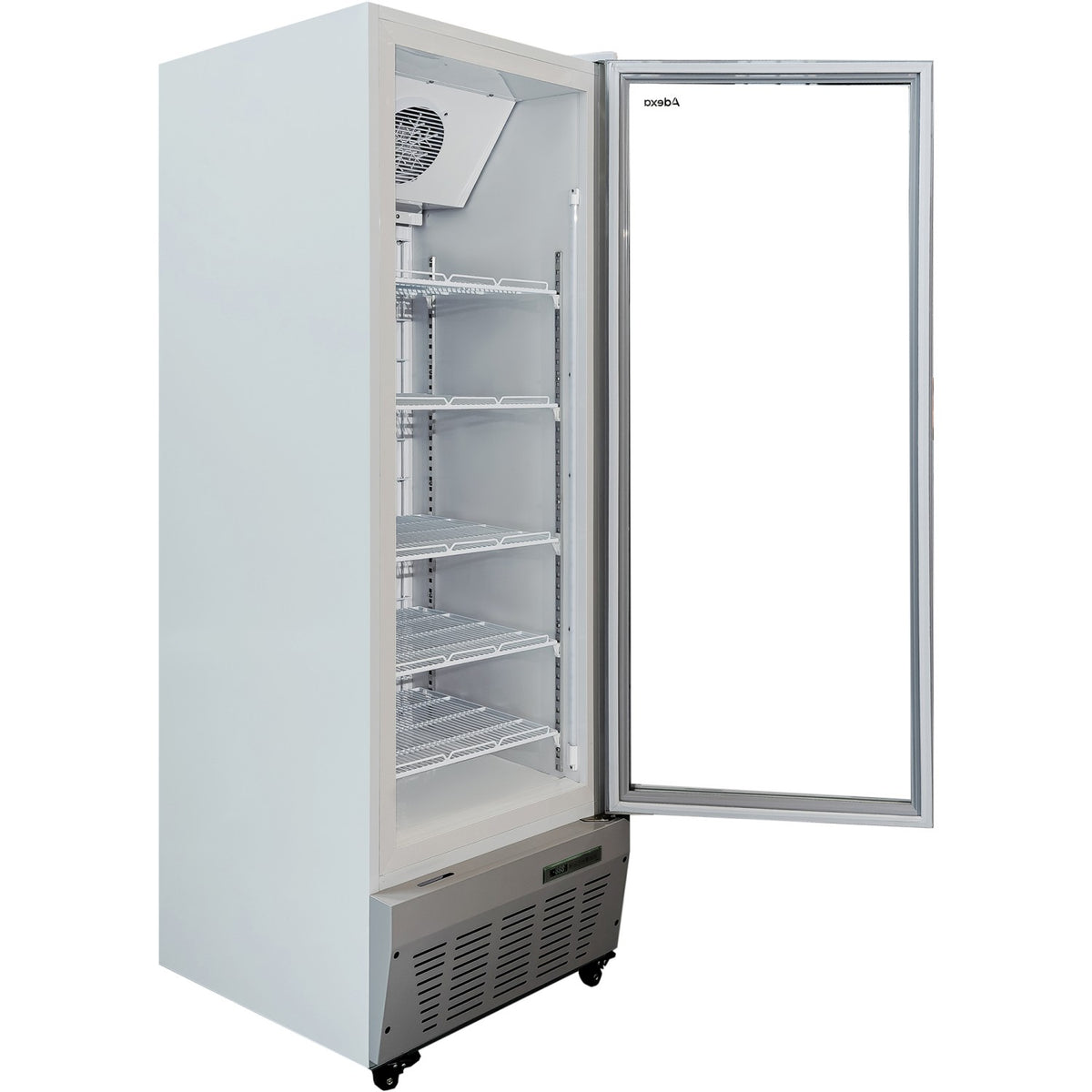 Commercial Freezer Upright 490 litres Hinged glass door Grey - SDF500