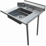 Commercial Stainless steel Pass Through Dishwasher Table with Sink Right 914mm Width - SDT36R