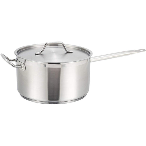 Professional Saucepan with Lid and Helper handle Stainless steel 6.3 litres - SE22414