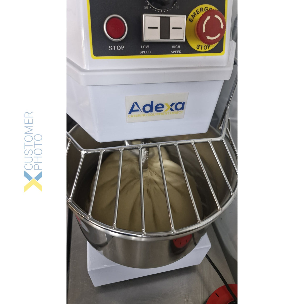 Professional Spiral Dough Mixer 20 Litres Fixed Head Fixed Bowl 2 Speeds 230V/1 Phase - SH20
