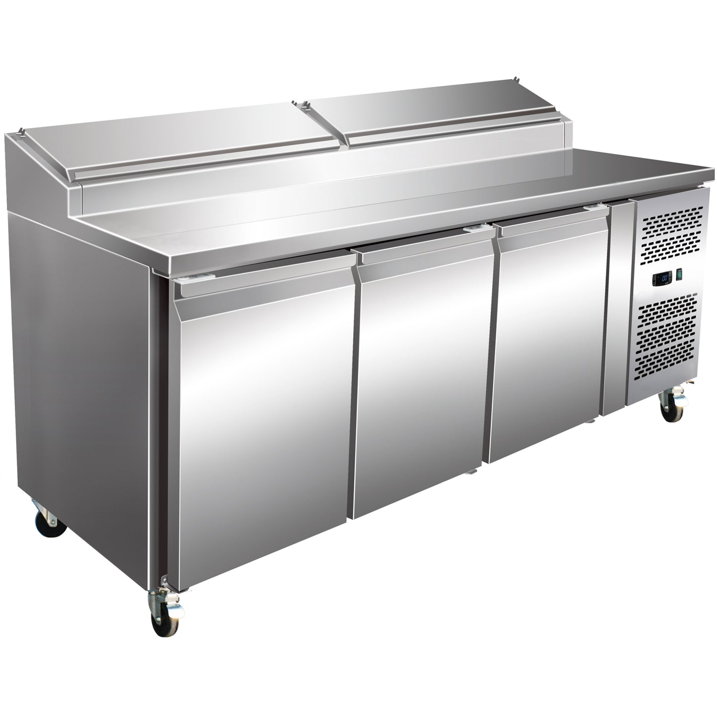Preparation Counter 3 doors 8xGN1/3 1795x700x1085mm - SH37