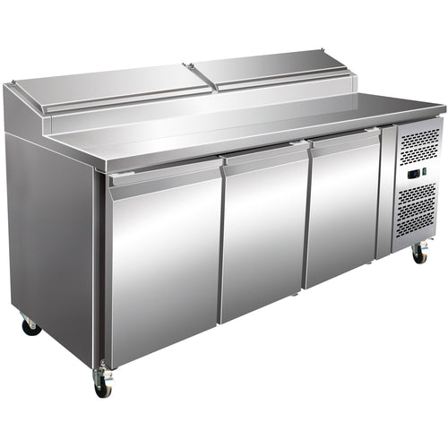 Preparation Counter 3 doors 8xGN1/3 1795x700x1085mm - SH37