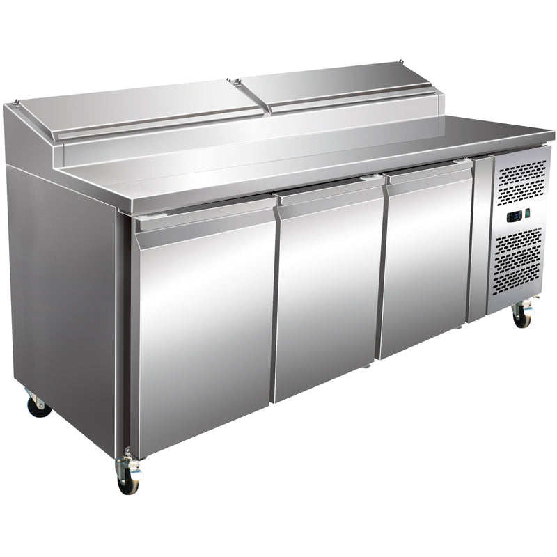 Preparation Counter 3 doors 8xGN1/3 1795x700x1085mm - SH37
