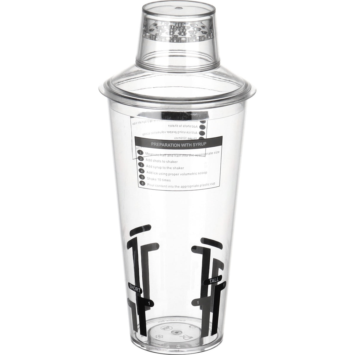 Clear Drink Shaker PC 230mm - SH30SHAKER