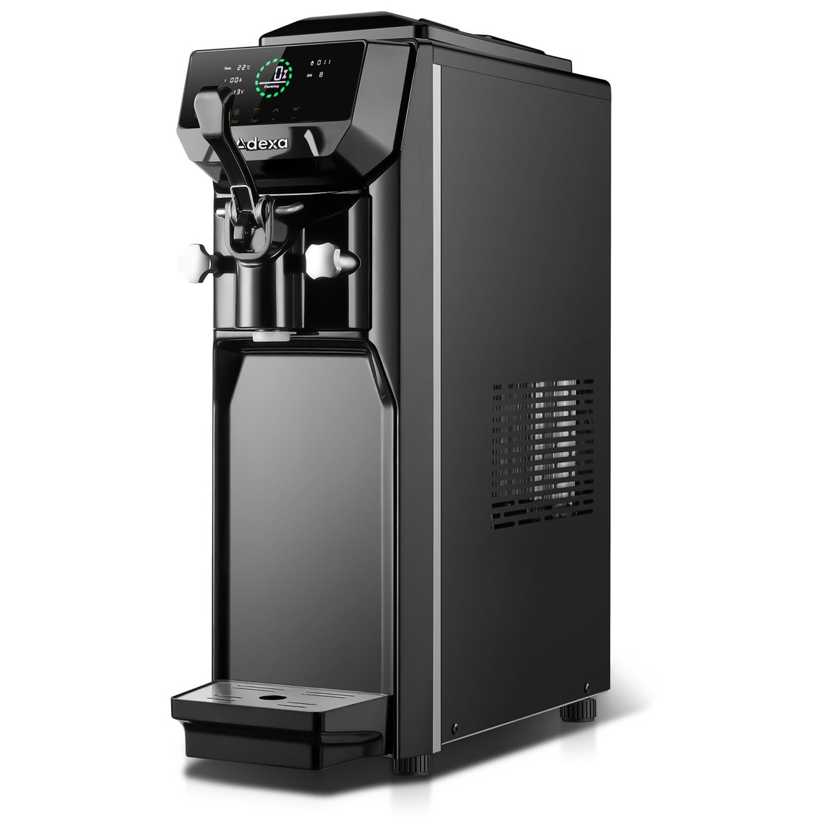 Commercial Standing Soft Serve Ice Cream Machine 13–16L/H 210x610x706mm - SKFAT1116BLACK