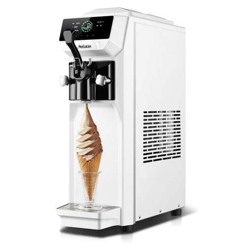 Commercial Standing Soft Serve Ice Cream Machine 13–16L/H 210x610x706mm - SKFAT1116WHITE